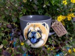 Kubek ręcznie malowany Chow Chow
