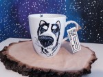Kubek ręcznie malowany  Husky