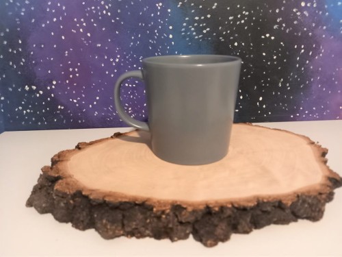 Kubek ręcznie malowany Labrador, szary