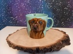 Kubek ręcznie malowany  Labrador  czekoladowy