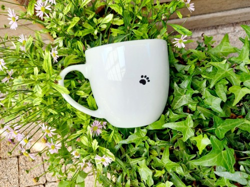 Wyjątkowy, ręcznie malowany kubek Doberman.