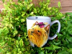 Kubek ręcznie malowany Pies rasy Yorkshire terrier (1)