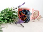 Kubek ręcznie malowany Pies Rottweiler