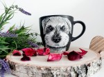 Kubek ręcznie malowany Sznaucer Miniaturowy 