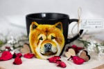 Kubek ręcznie malowany Chow Chow 