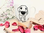 Kubek ręcznie malowany Pies rasy Labrador