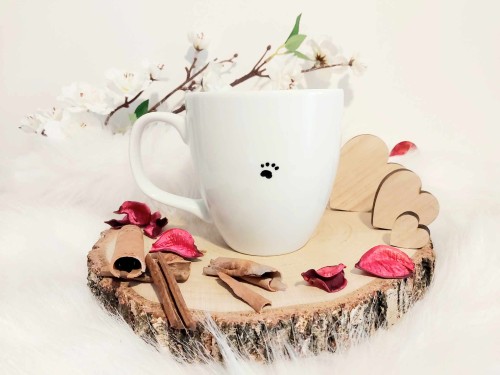 Wyjątkowy, ręcznie malowany kubek Jamnik.