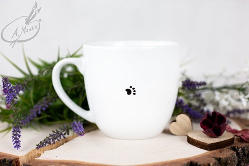 Wyjątkowy, ręcznie malowany kubek Welsh Corgi.