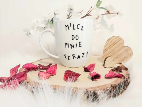 Wyjątkowy, ręcznie malowany kubek Zły Kaktus