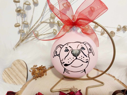 Wyjątkowa bombka choinkowa ręcznie malowana Staffik