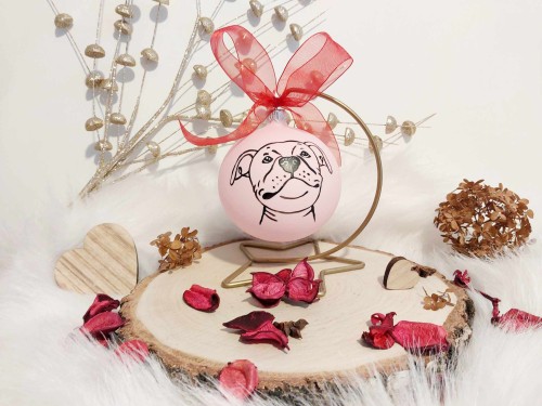 Wyjątkowa bombka choinkowa ręcznie malowana Staffik