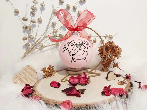 Wyjątkowa bombka choinkowa ręcznie malowana Staffik