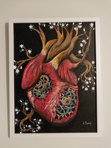 Obraz ręcznie malowany na płótnie Cyberserce