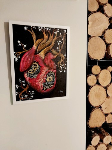 Obraz ręcznie malowany na płótnie Cyberserce