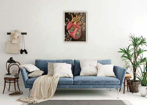 Obraz ręcznie malowany na płótnie Cyberserce