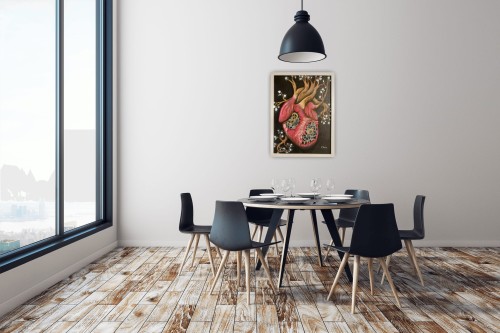 Obraz ręcznie malowany na płótnie Cyberserce