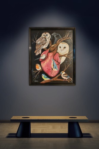 Obraz ręcznie malowany na płótnie Uskrzydlone Serce