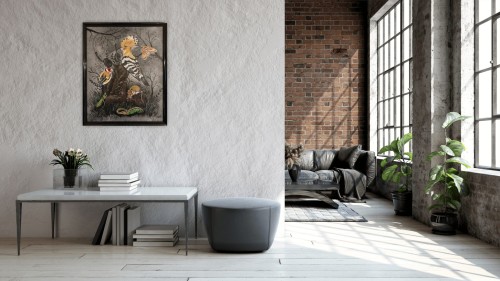 Obraz ręcznie malowany na płótnie Rockowy Las