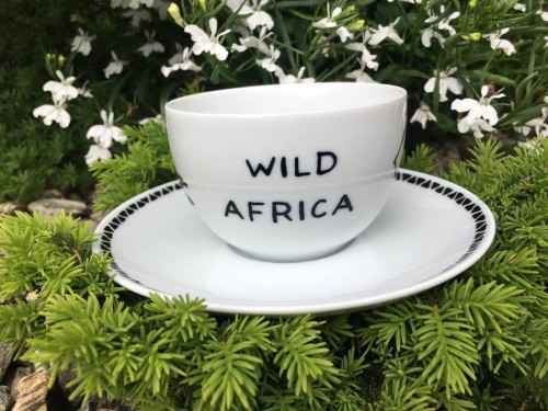 Wyjątkowa ręcznie malowana filiżanka Africa