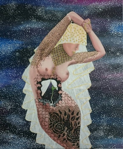 Obraz ręcznie malowany na płótnie HOPE XXL