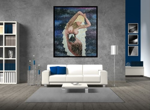 Obraz ręcznie malowany na płótnie HOPE XXL