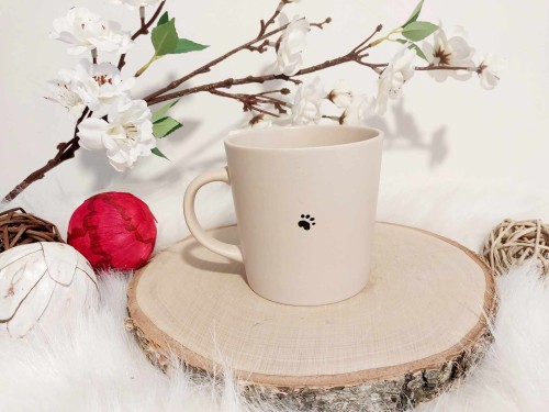 Wyjątkowy, ręcznie malowany kubek Rottweiler.