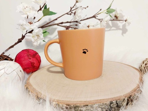 Wyjątkowy, ręcznie malowany kubek Rottweiler.