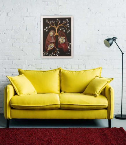 Obraz ręcznie malowany na płótnie Cyberpłuca