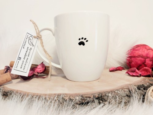 Wyjątkowy, ręcznie malowany kubek Jack russell terrier.