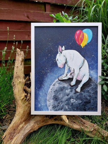 Obraz ręcznie malowany na płótnie Bul istnienia