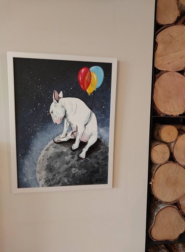 Obraz ręcznie malowany na płótnie Bul istnienia