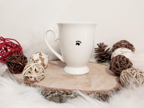 Wyjątkowy, ręcznie malowany kubek pies Owczarek niemiecki.