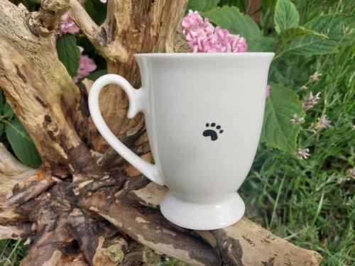 Wyjątkowy, ręcznie malowany kubek pies Golden Retriever.