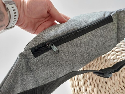 Wyjątkowa ręcznie malowana nerka, saszetka biodrowa beagle