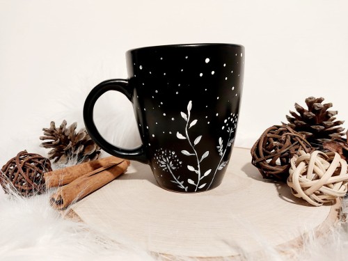 Wyjątkowy, ręcznie malowany kubek Jelonek