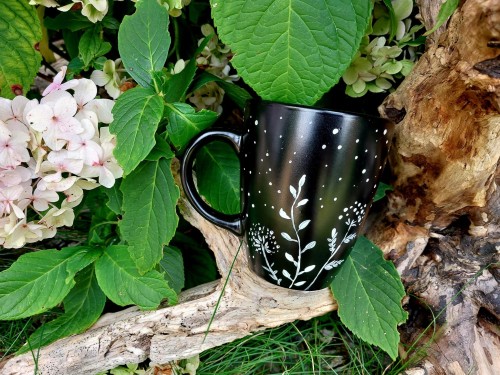 Wyjątkowy, ręcznie malowany kubek Jelonek