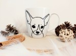 Kubek ręcznie malowany Pies rasy Chihuahua