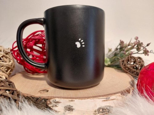 Wyjątkowy, ręcznie malowany kubek pies maltańczyk