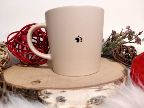 Wyjątkowy, ręcznie malowany kubek pies Labrador.