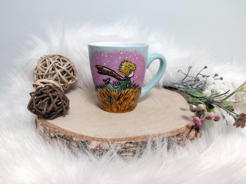 Ręcznie malowany kubek 200 ml Mały Ksiażę