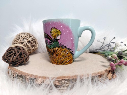 Ręcznie malowany kubek 200 ml Mały Ksiażę