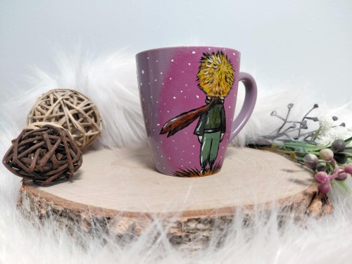 Ręcznie malowany kubek 200 ml Mały Ksiażę