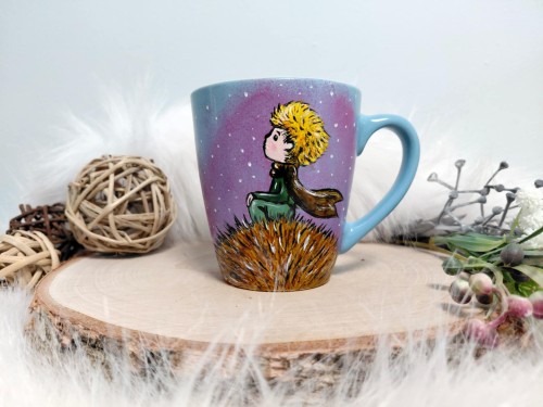 Ręcznie malowany kubek 200 ml Mały Ksiażę