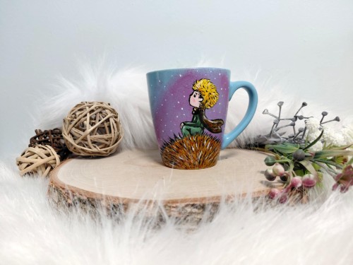 Ręcznie malowany kubek 200 ml Mały Ksiażę