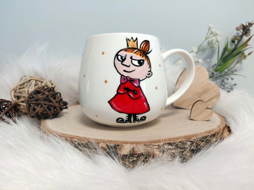 Kubek ręcznie malowany Mała Mi Złośnica    