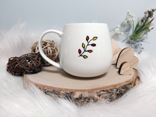 Wyjątkowy, ręcznie malowany kubek Włóczykij