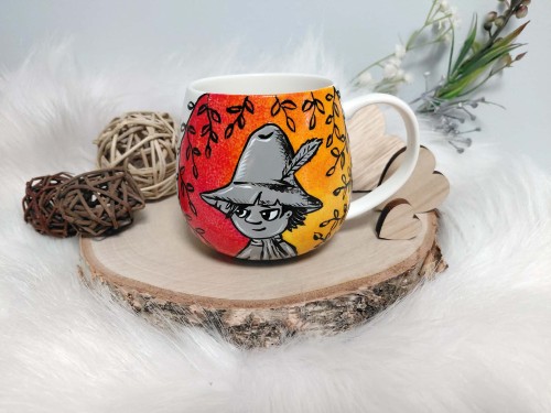 Wyjątkowy, ręcznie malowany kubek Włóczykij