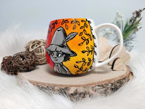 Wyjątkowy, ręcznie malowany kubek Włóczykij