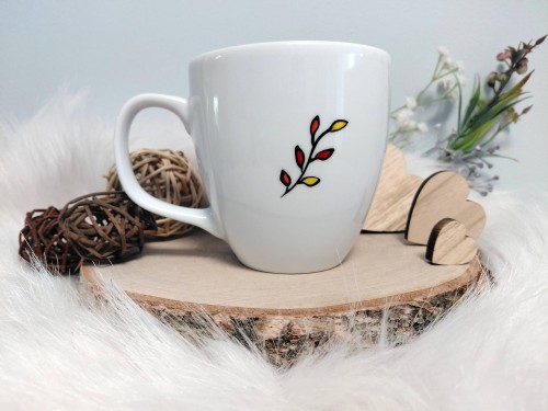 Wyjątkowy, ręcznie malowany kubek Włóczykij