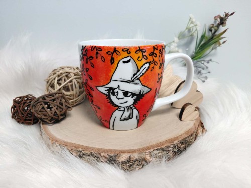 Kubek ręcznie malowany Włóczykij 